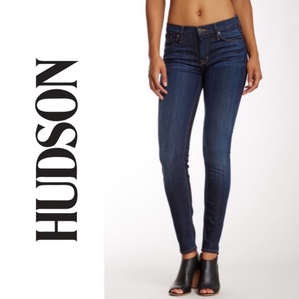Hudson Nico Mid-Rise Skinny Jeans Size 27
